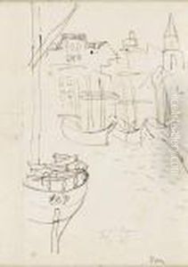 Bateaux Au Port by Raoul Dufy