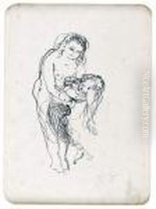La Femme Et La Sirene by Raoul Dufy