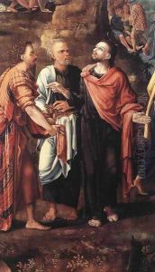 The Miracle of the Loaves and Fishes (detail 2) by Lambert Lombard