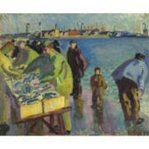 Le Marche Aux Poissons by Raoul Dufy
