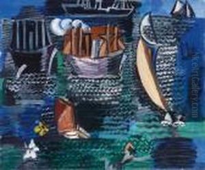 Bateaux Au Havre
Signed 'raoul Dufy' (lower Right) by Raoul Dufy