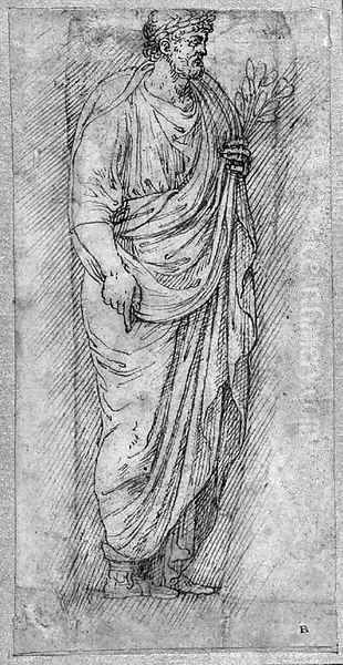 An Emperor in profile to the right - view 1