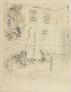 Fontana A Vence by Raoul Dufy