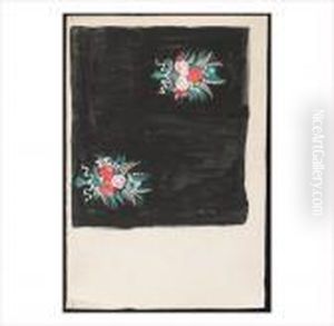 Bouquet Sur Fond Noir by Raoul Dufy