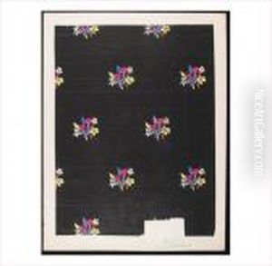 Petits Bouquets, Fond Noir by Raoul Dufy