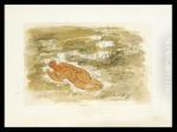 Sleeping Figure By The Seaside - view 1