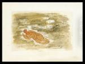 Sleeping Figure By The Seaside by Raoul Dufy