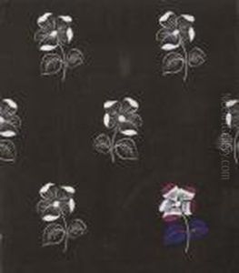 Fleurs Sur Fond Noir by Raoul Dufy