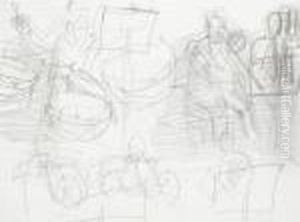 Scene L'orchestre by Raoul Dufy