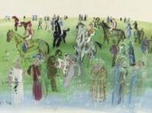 Les Mannequins De Poiret by Raoul Dufy