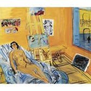 Property From A Private French Collector
Atelier De La Rue Jeanne-d'arc, Nu Couche Au Passant by Raoul Dufy