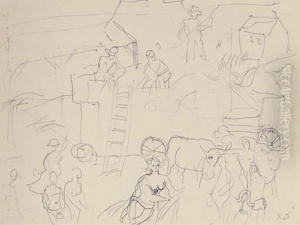 Scene De Ferme, Depicage - view 1