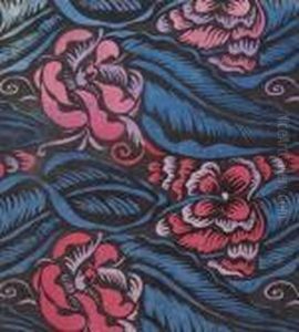 Fleurs Rouges Et Roses by Raoul Dufy