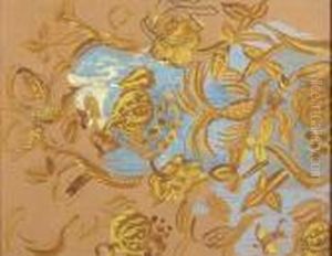 Composition D'oiseau Et De Fleurs by Raoul Dufy