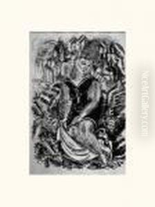 Baigneuse. Vers 1918-20. by Raoul Dufy