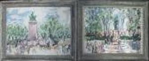 Park Scenes (2) by Raoul Dufy