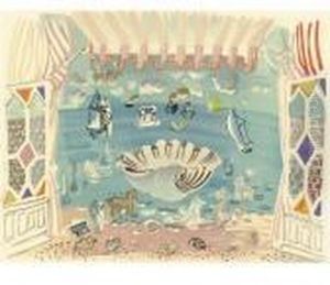 Seascape With Seashells by Raoul Dufy