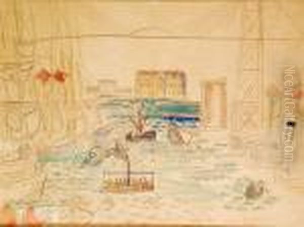 Le Vieux Port De Marseille, Circa 1920 - view 1