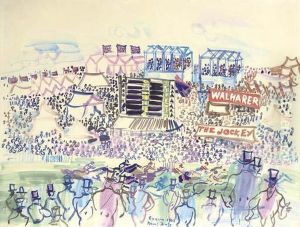 Le Derby A Epsom by Raoul Dufy