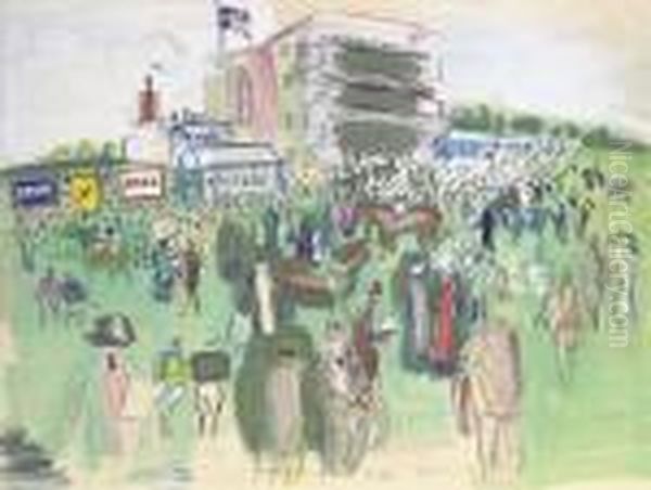 Le Champ De Courses A Epsom - view 1