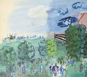 Le Champ De Courses, Ascot by Raoul Dufy