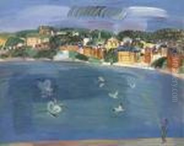 Le Pecheur Sur La Jetee, Sainte-adresse - view 1