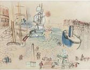 Harbor Scene by Raoul Dufy