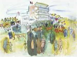 Courses A Epsom by Raoul Dufy