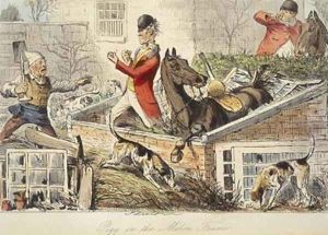 Pigg in the Melon Frame by John Leech