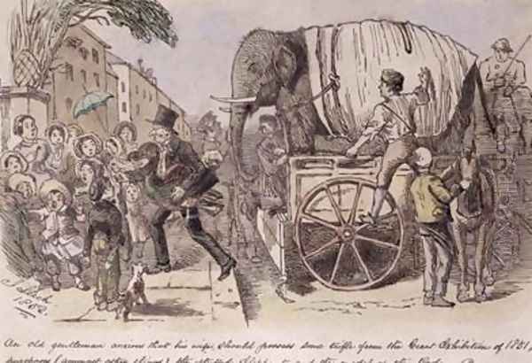 An old gentleman anxious that his wife should possess some trifle from the Great Exhibition of 1851 - view 1
