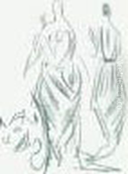 Etude Pour Une Robe De Paul Poiret - view 1