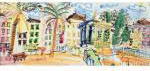 Place Et Palmiers by Raoul Dufy