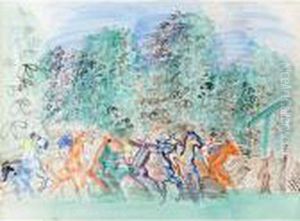Le Depart by Raoul Dufy