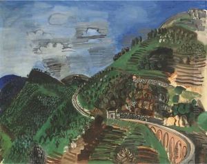 La Route De Vence by Raoul Dufy