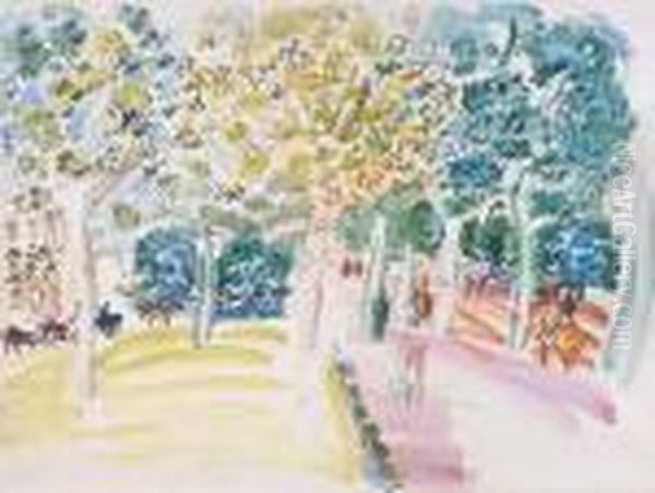 Le Bois De Boulogne - view 1