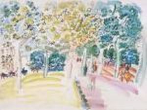 Le Bois De Boulogne by Raoul Dufy