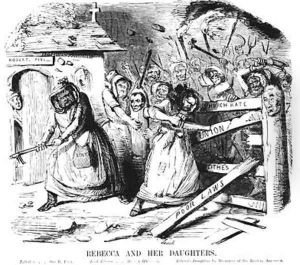 Rebecca and her Daughters by John Leech