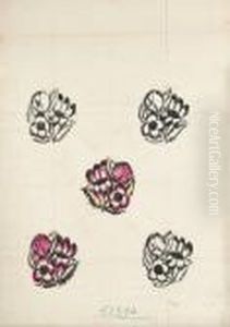 Fabric Design With Flowers by Raoul Dufy