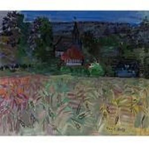 Champ De Ble En Normandie by Raoul Dufy