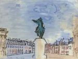 Versailles, La Grande Cour D'honneur by Raoul Dufy