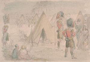 Highland Regiment in Camp