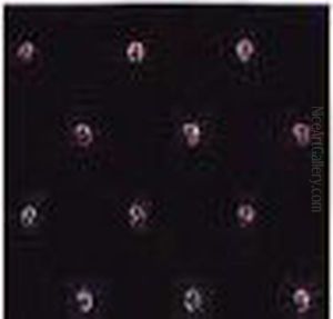 Petites Roses Sur Stries Noires by Raoul Dufy