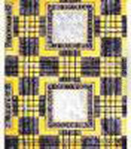 Carres Noirs Et Blancs, Fond Jaune