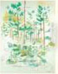 La Clairiere, Circa 1930 by Raoul Dufy