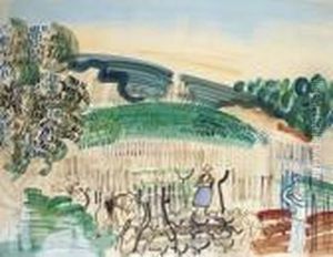 Les Vignerons En Provence by Raoul Dufy