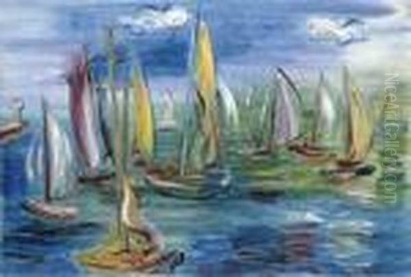Depart De Regates A Deauville - view 1