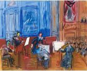 Le Quintette Bleu by Raoul Dufy