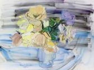 Vase De Fleurs by Raoul Dufy