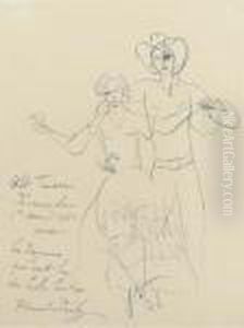 Old Tuscon, Square Dancers by Raoul Dufy