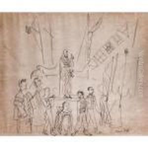 Procession by Raoul Dufy